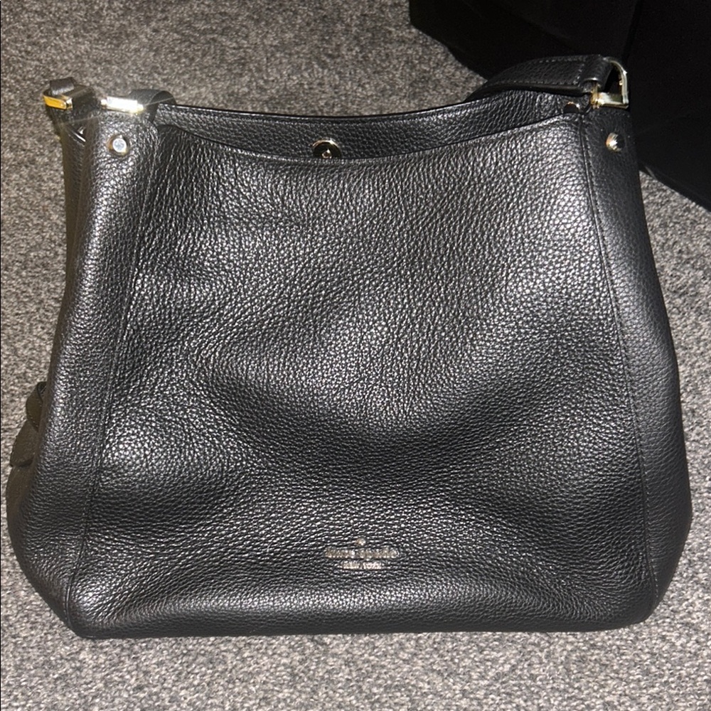Kate Spade Black Leather Shoulder Bag